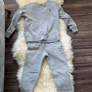 Polo Ralph Lauren Heather Grey Kids Jogging Suit
